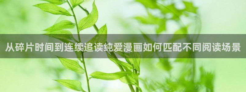 梦漫漫画软件:从碎片时间到连续追读纯爱漫画如何匹配不同阅读场景